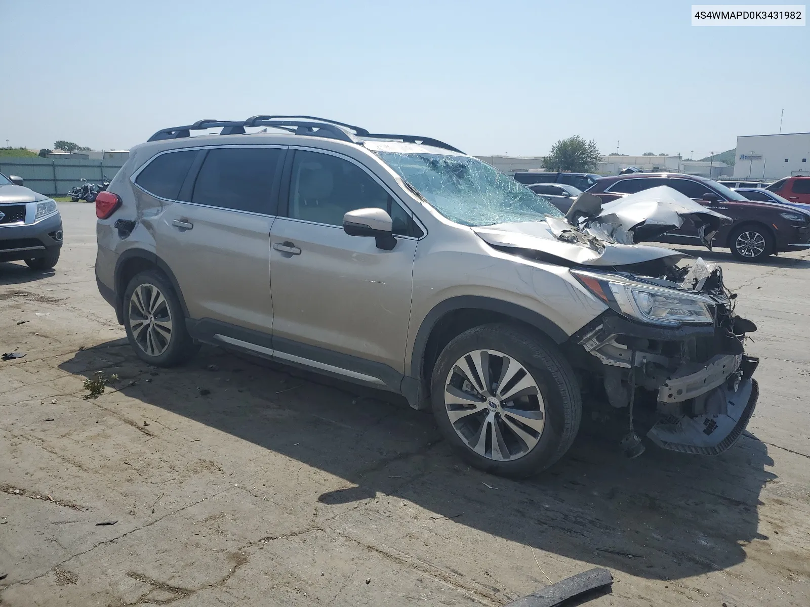 4S4WMAPD0K3431982 2019 Subaru Ascent Limited