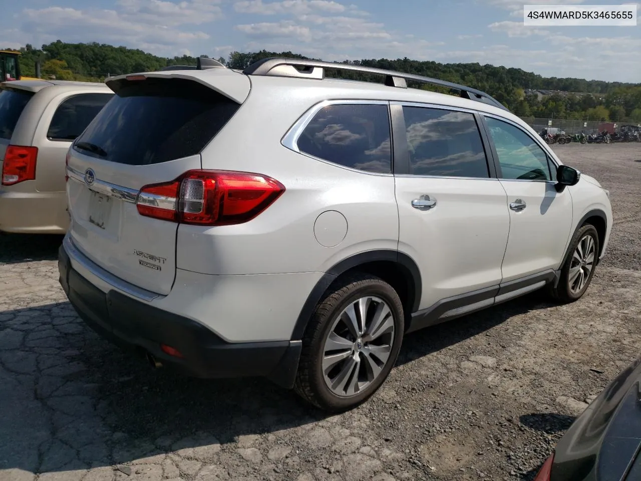 4S4WMARD5K3465655 2019 Subaru Ascent Touring