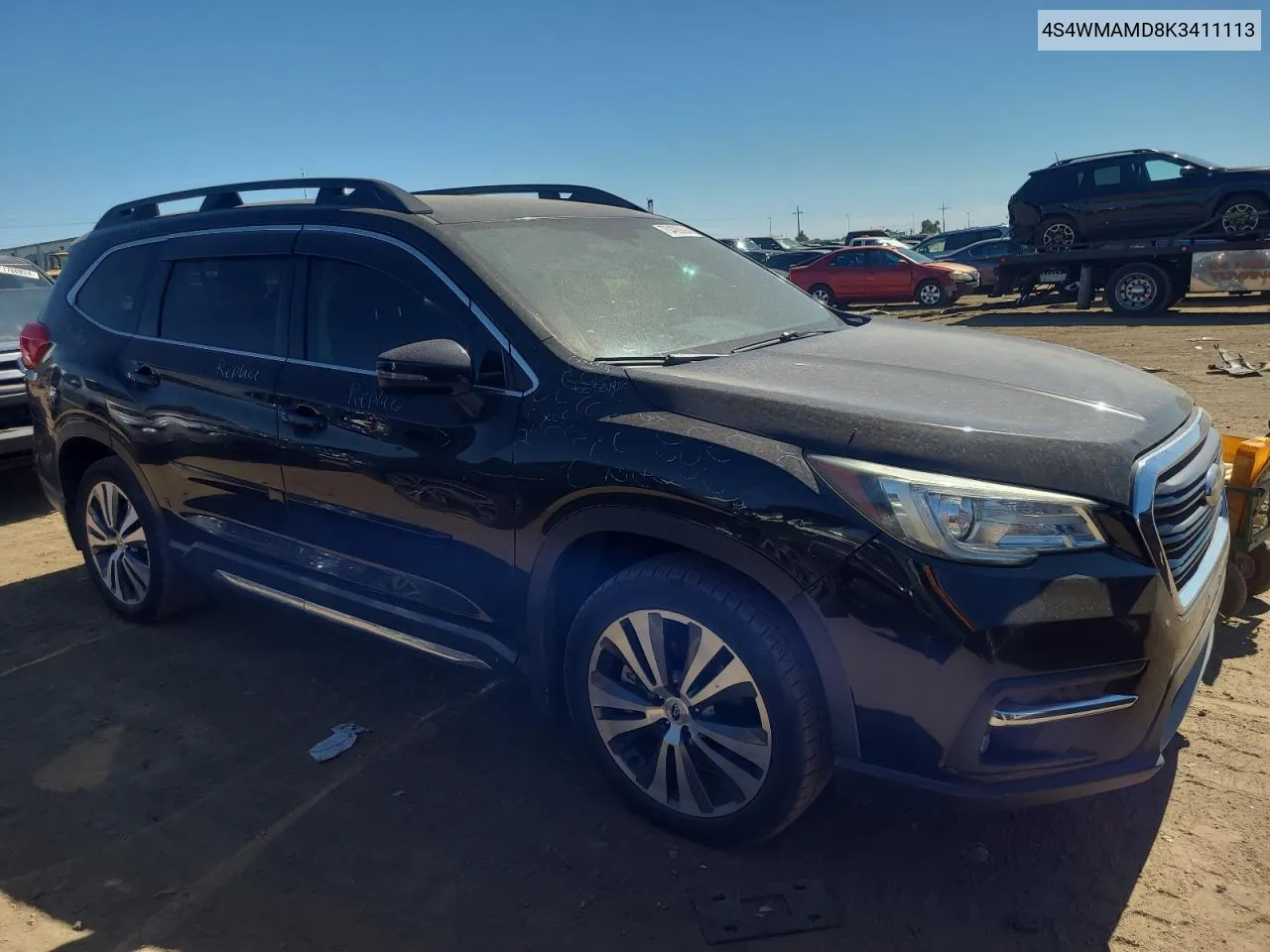 2019 Subaru Ascent Limited VIN: 4S4WMAMD8K3411113 Lot: 70406894