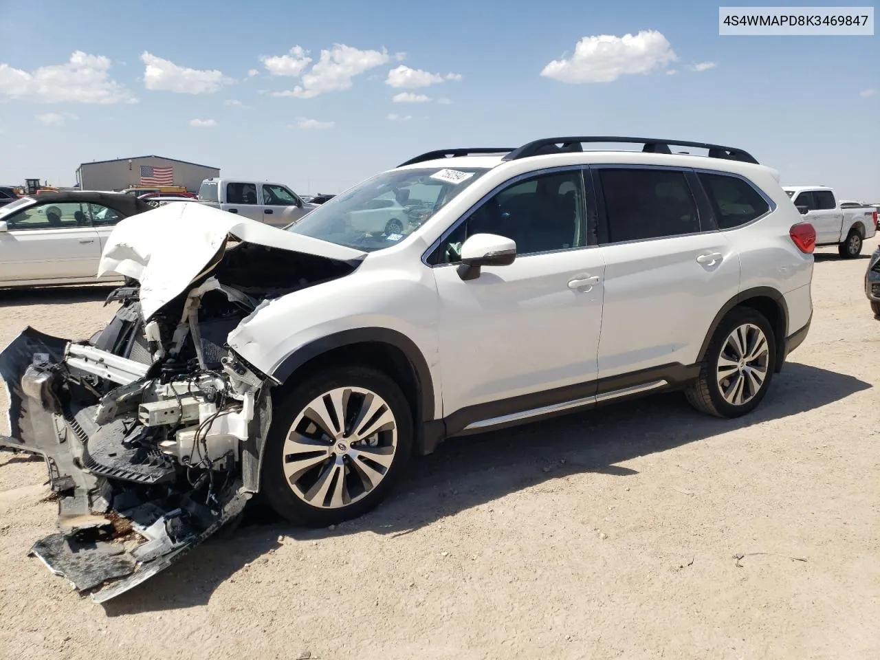 2019 Subaru Ascent Limited VIN: 4S4WMAPD8K3469847 Lot: 71592594