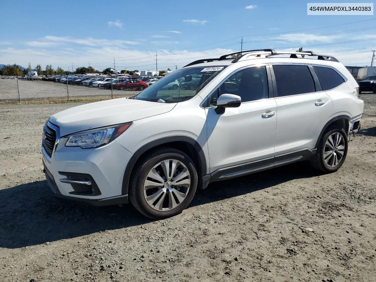 2020 Subaru Ascent Limited VIN: 4S4WMAPDXL3440383 Lot: 70878424