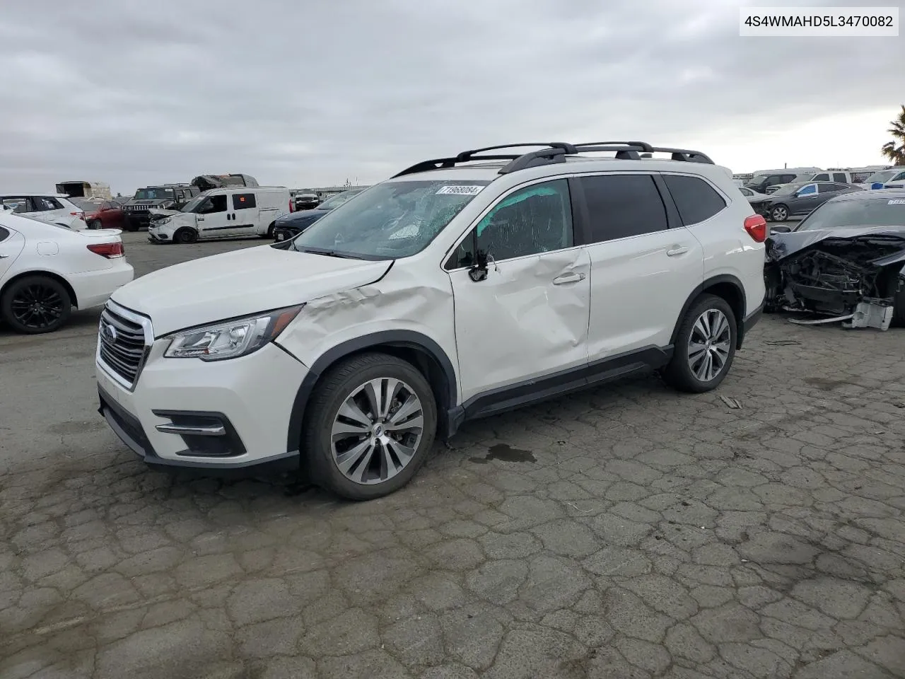 2020 Subaru Ascent Premium VIN: 4S4WMAHD5L3470082 Lot: 71968084