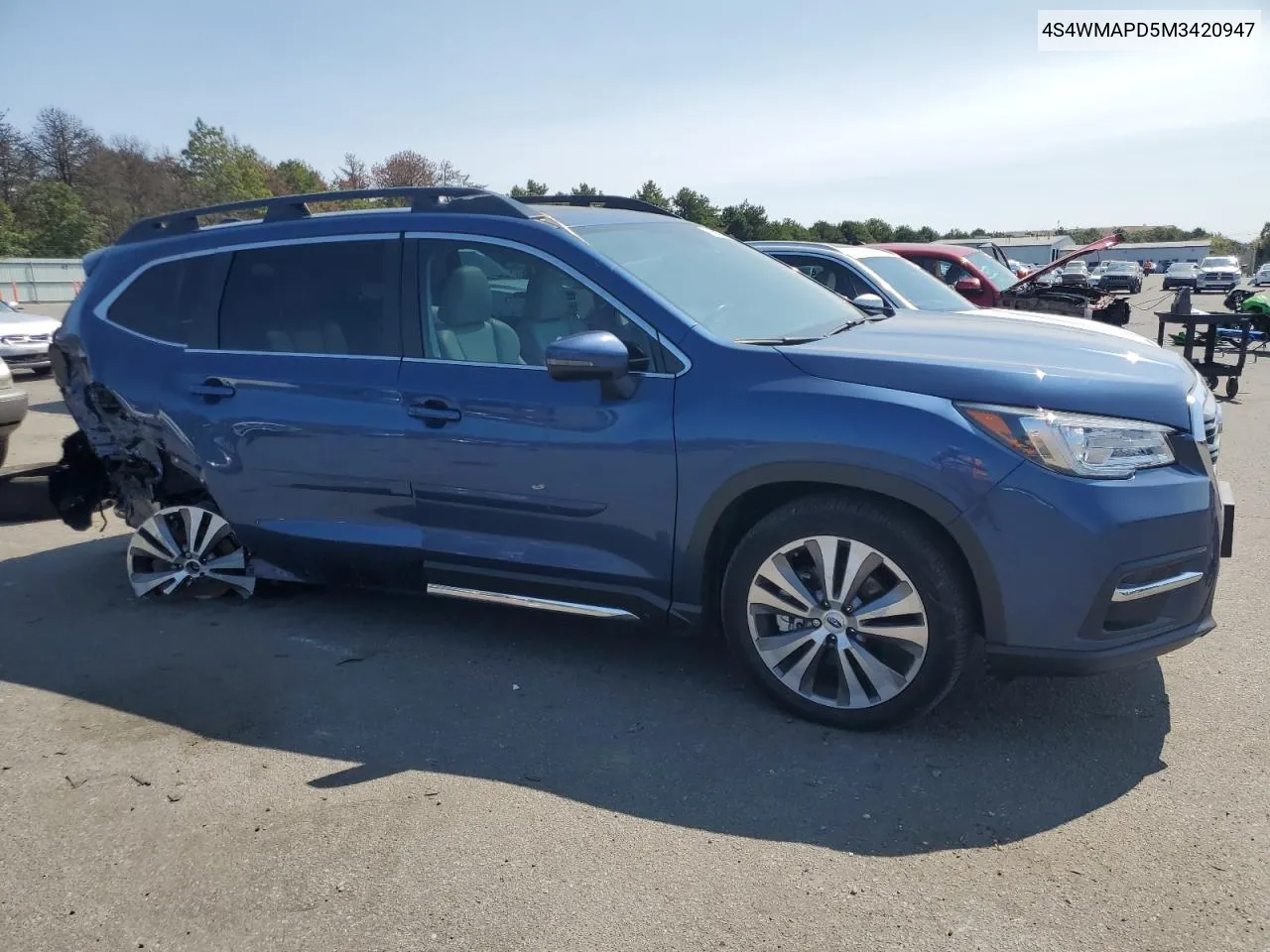 2021 Subaru Ascent Limited VIN: 4S4WMAPD5M3420947 Lot: 70506964