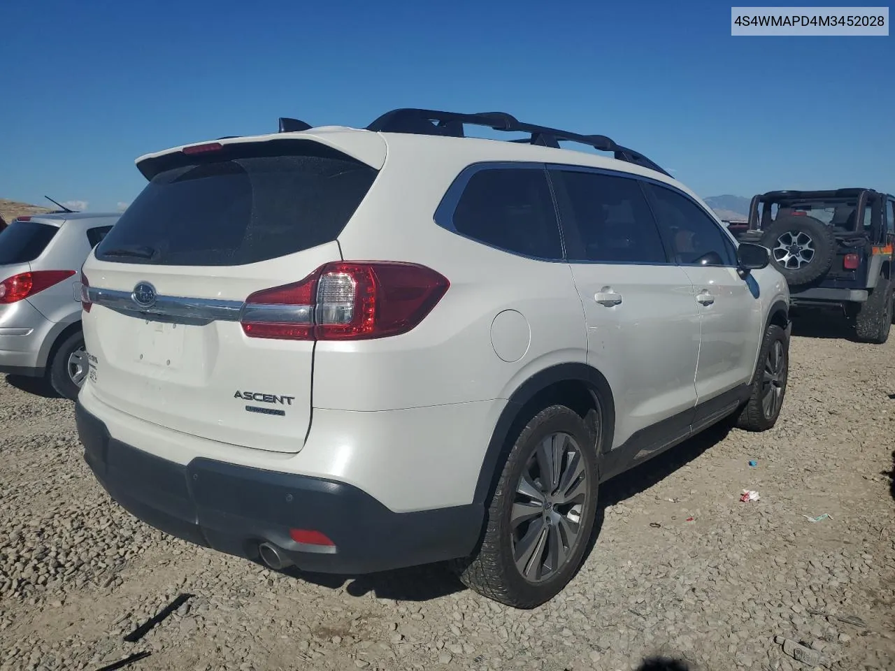 4S4WMAPD4M3452028 2021 Subaru Ascent Limited