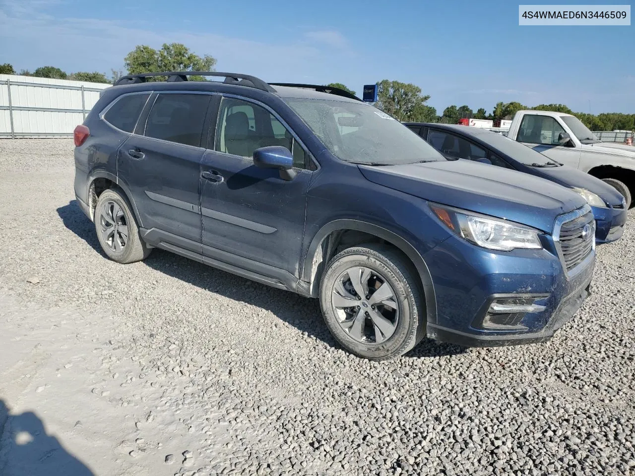 2022 Subaru Ascent Premium VIN: 4S4WMAED6N3446509 Lot: 70402464