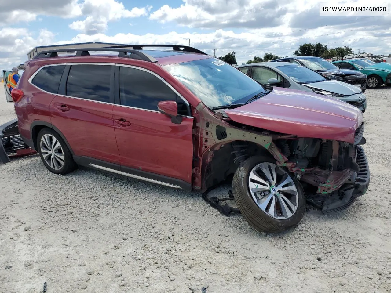 2022 Subaru Ascent Limited VIN: 4S4WMAPD4N3460020 Lot: 70900734