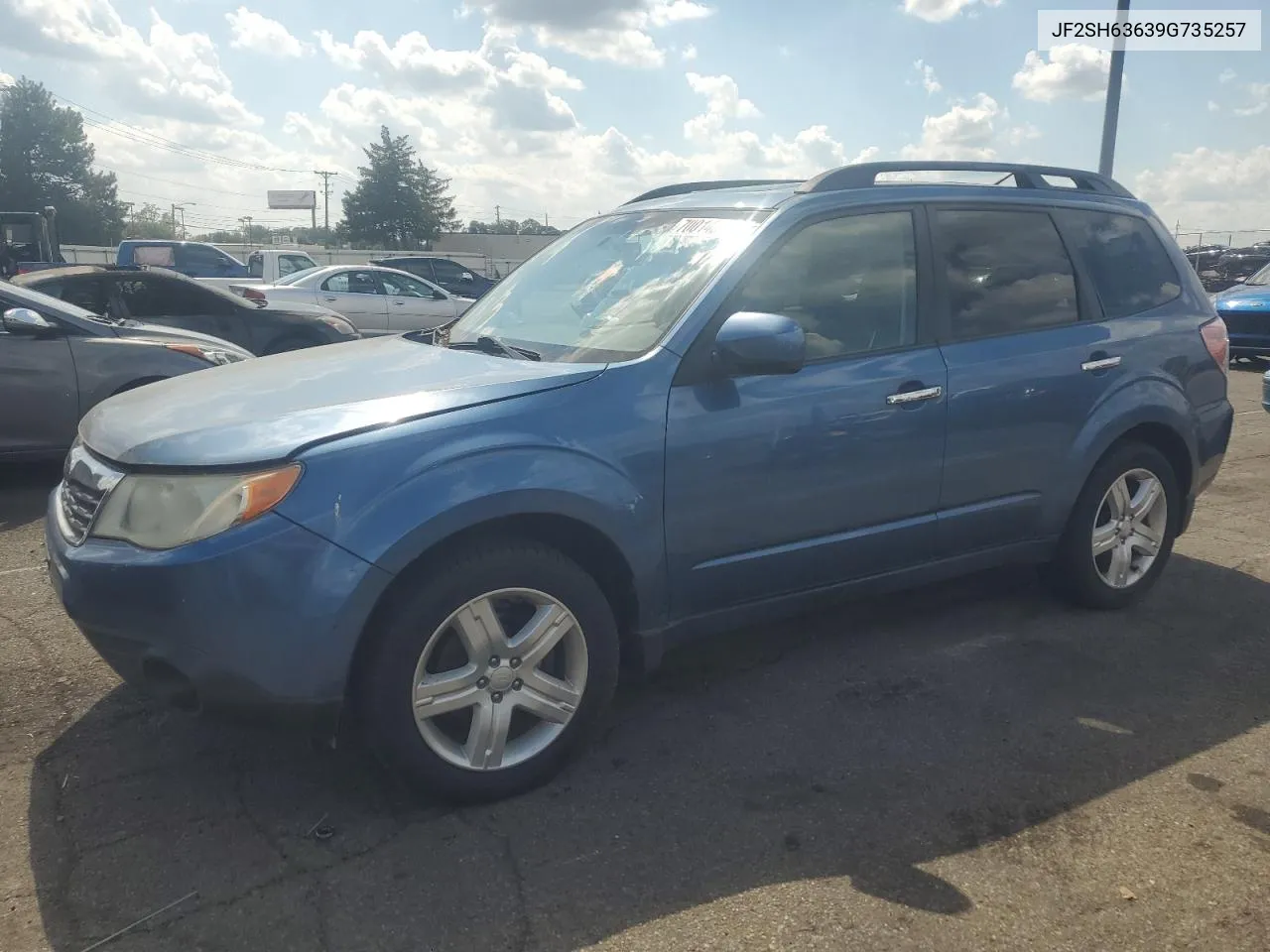 2009 Subaru Forester 2.5X Premium VIN: JF2SH63639G735257 Lot: 70014824