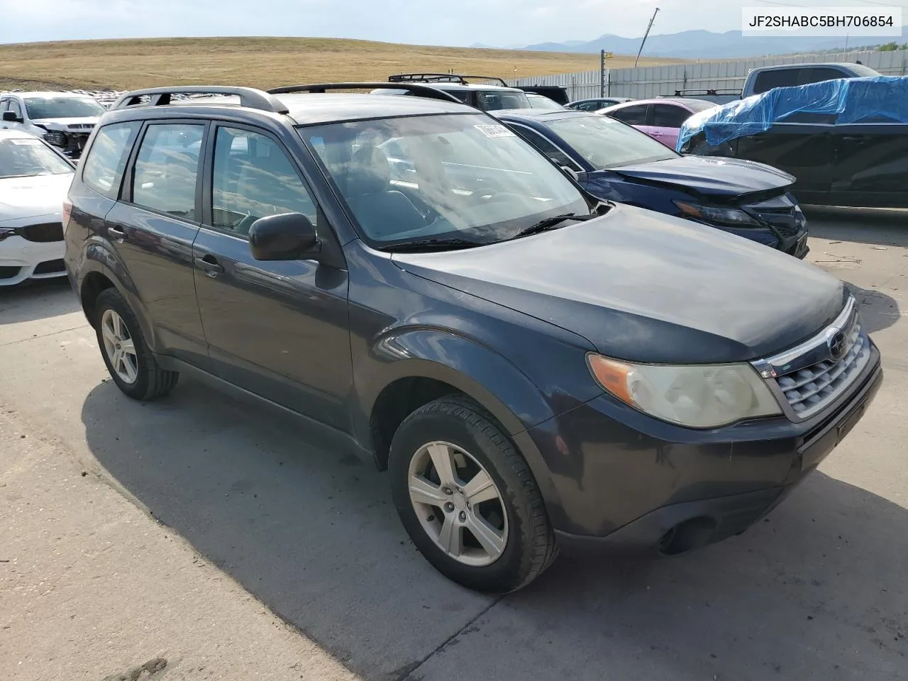 2011 Subaru Forester 2.5X VIN: JF2SHABC5BH706854 Lot: 70665474