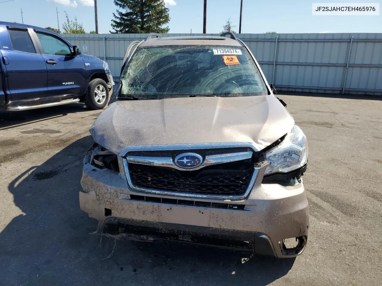 2014 Subaru Forester 2.5I Limited VIN: JF2SJAHC7EH465976 Lot: 71394574