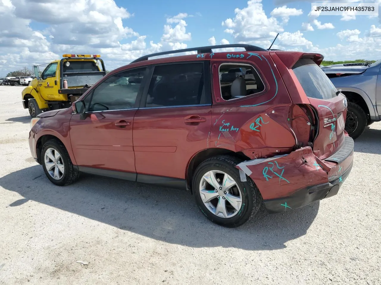 2015 Subaru Forester 2.5I Limited VIN: JF2SJAHC9FH435783 Lot: 70455884