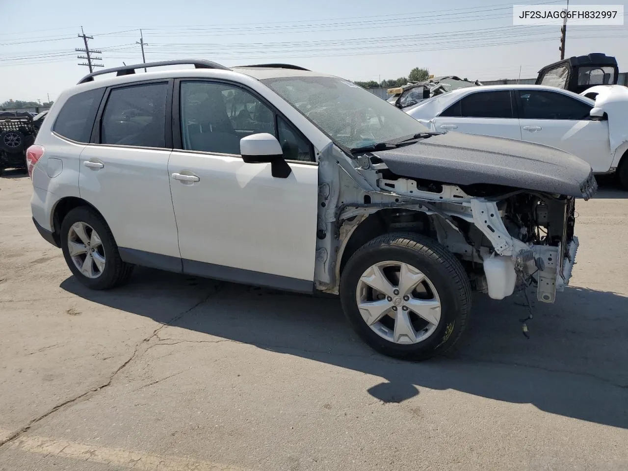 2015 Subaru Forester 2.5I Premium VIN: JF2SJAGC6FH832997 Lot: 70487564