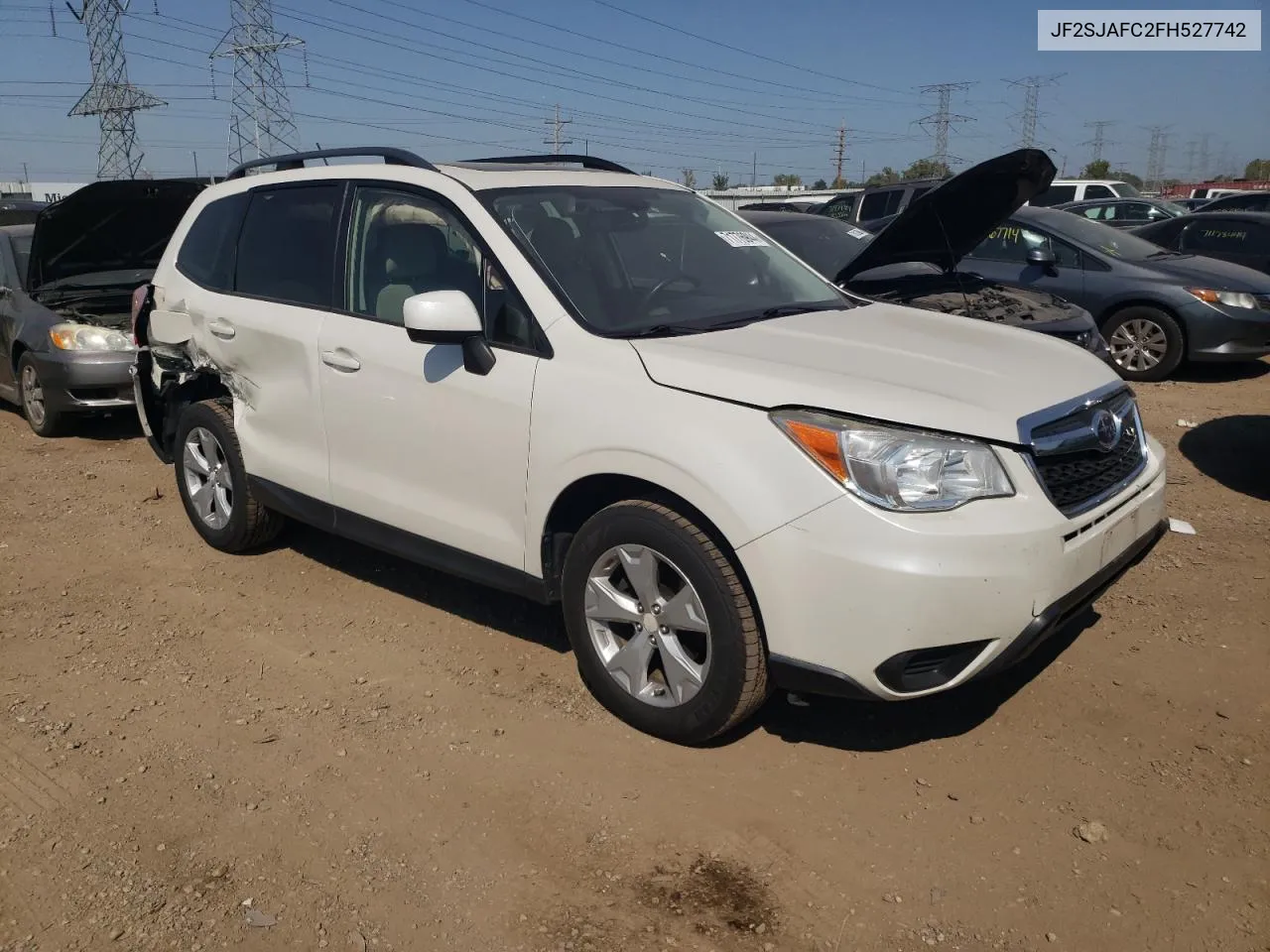 2015 Subaru Forester 2.5I Premium VIN: JF2SJAFC2FH527742 Lot: 71776944