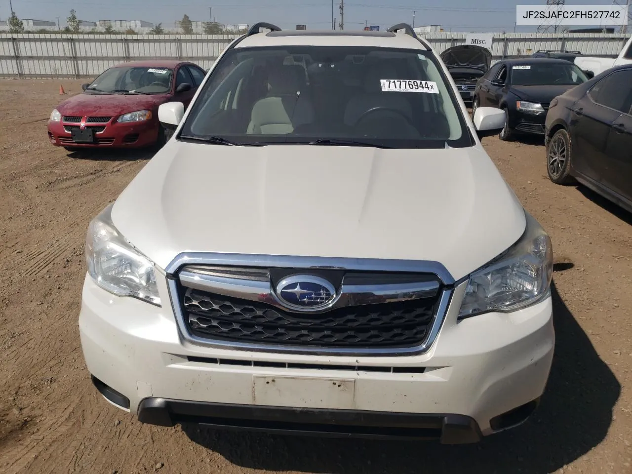 2015 Subaru Forester 2.5I Premium VIN: JF2SJAFC2FH527742 Lot: 71776944