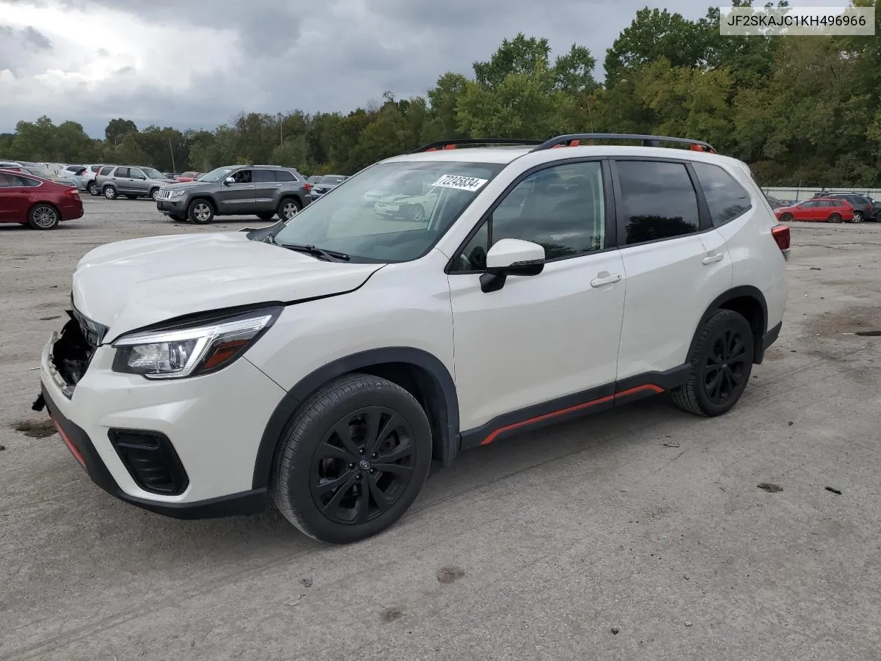 2019 Subaru Forester Sport VIN: JF2SKAJC1KH496966 Lot: 72245834