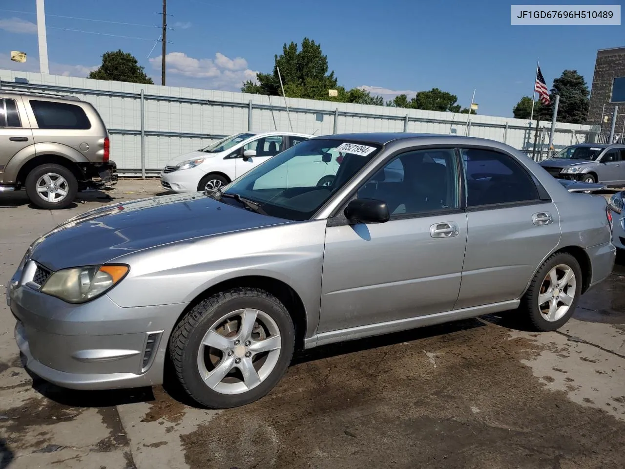 2006 Subaru Impreza 2.5I VIN: JF1GD67696H510489 Lot: 70521994