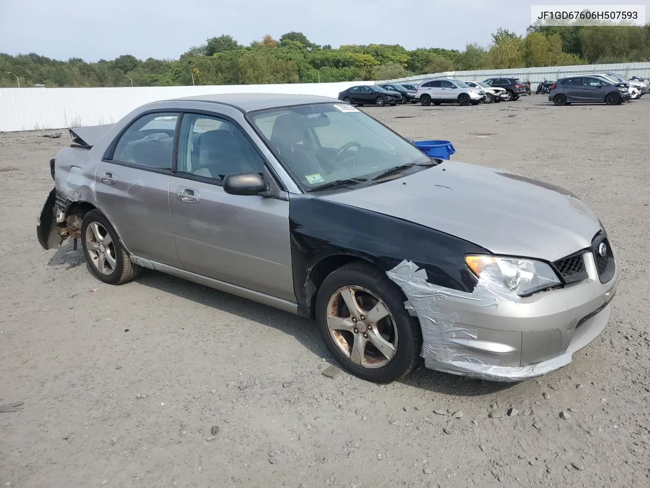 2006 Subaru Impreza 2.5I VIN: JF1GD67606H507593 Lot: 70992004