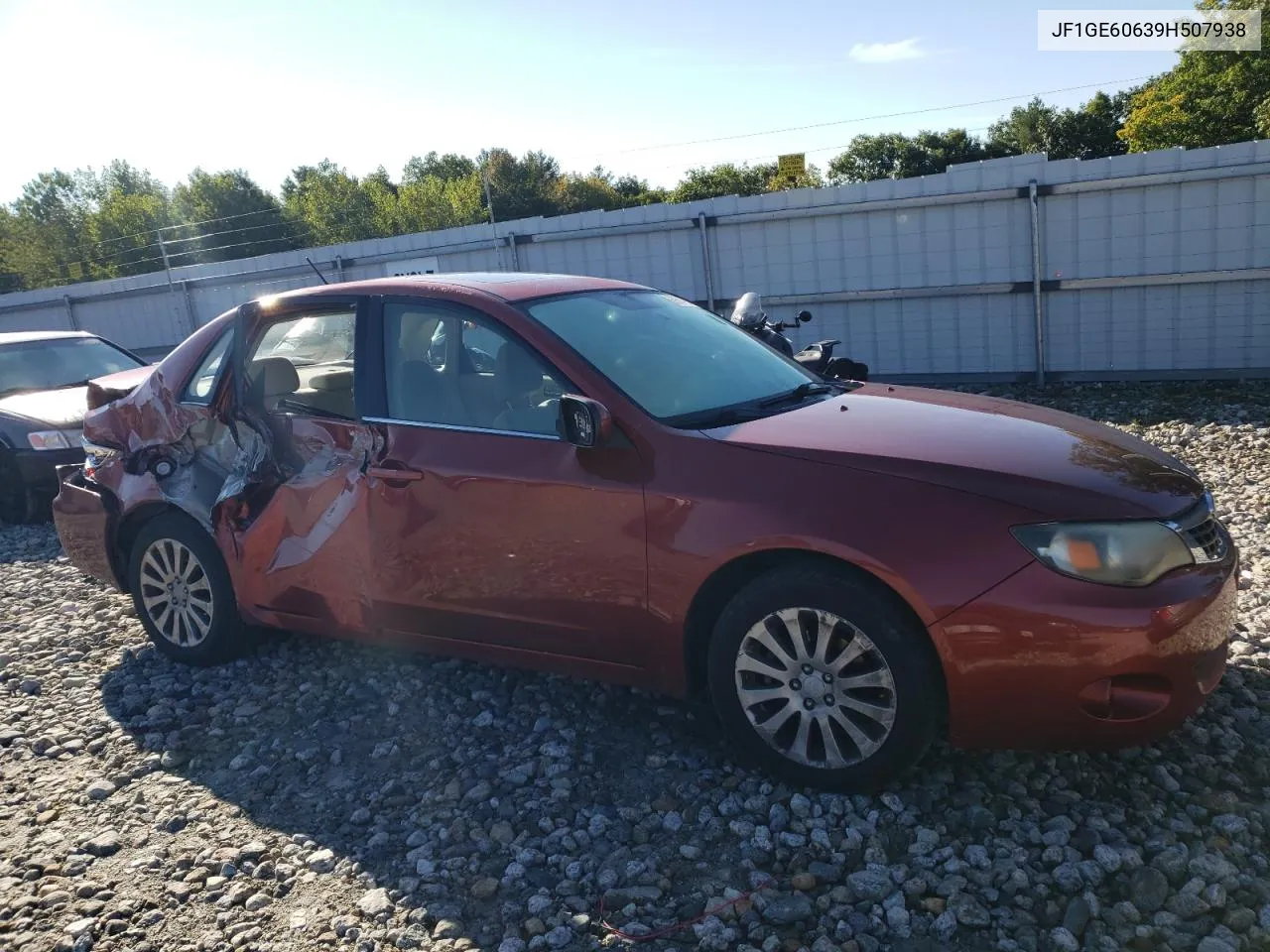 2009 Subaru Impreza 2.5I Premium VIN: JF1GE60639H507938 Lot: 69604984