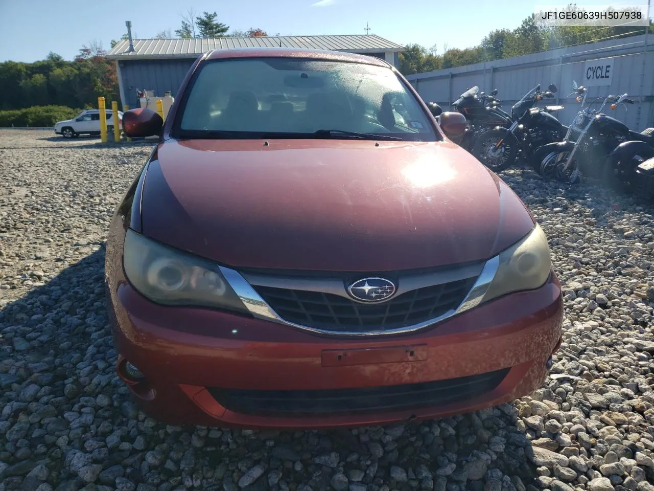 2009 Subaru Impreza 2.5I Premium VIN: JF1GE60639H507938 Lot: 69604984