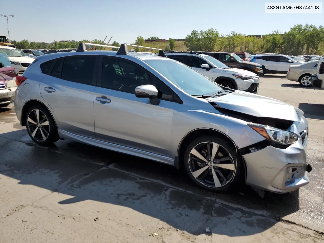 2017 Subaru Impreza Sport VIN: 4S3GTAM67H3744103 Lot: 70322094