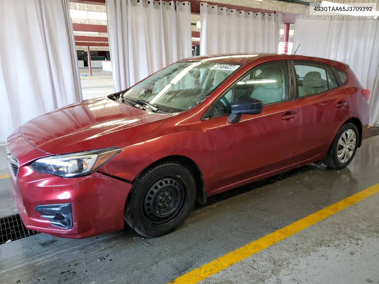 2018 Subaru Impreza VIN: 4S3GTAA65J3709392 Lot: 65272144