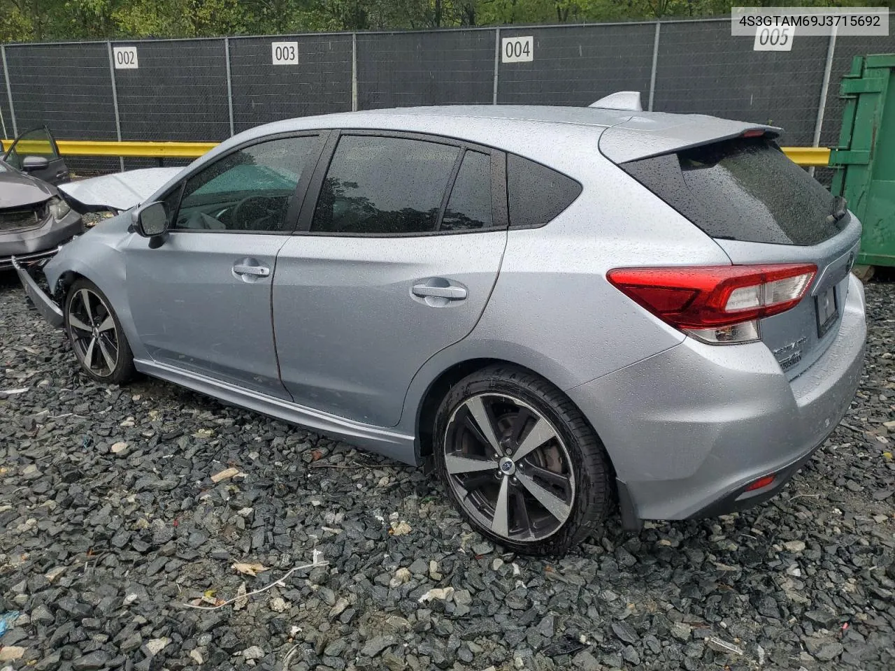 2018 Subaru Impreza Sport VIN: 4S3GTAM69J3715692 Lot: 71961854