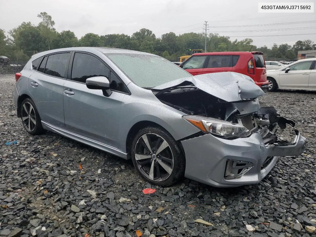 2018 Subaru Impreza Sport VIN: 4S3GTAM69J3715692 Lot: 71961854