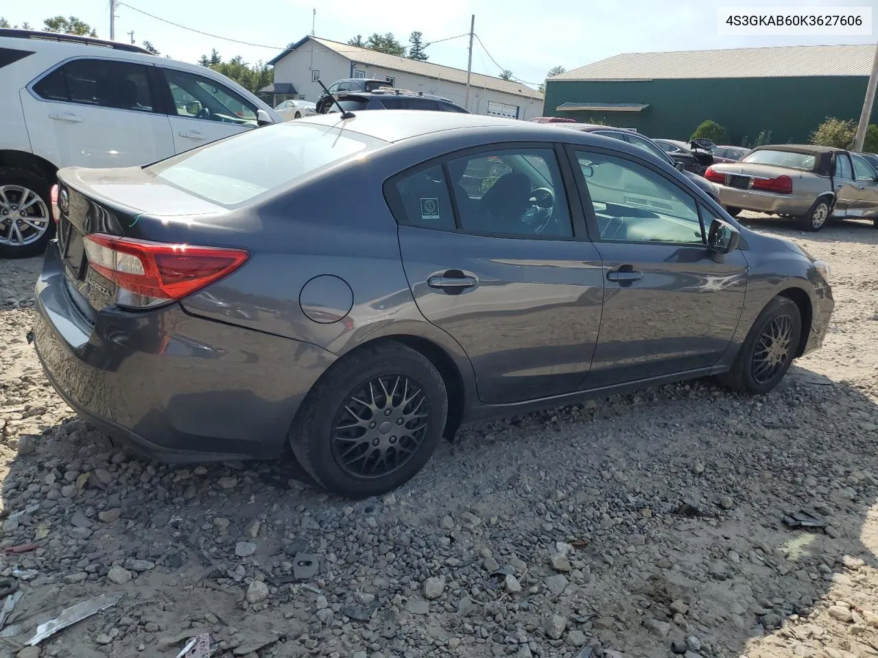 2019 Subaru Impreza VIN: 4S3GKAB60K3627606 Lot: 71155654