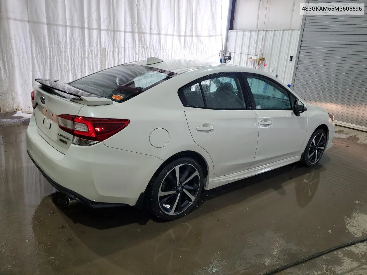 2021 Subaru Impreza Sport VIN: 4S3GKAM65M3605696 Lot: 69278324