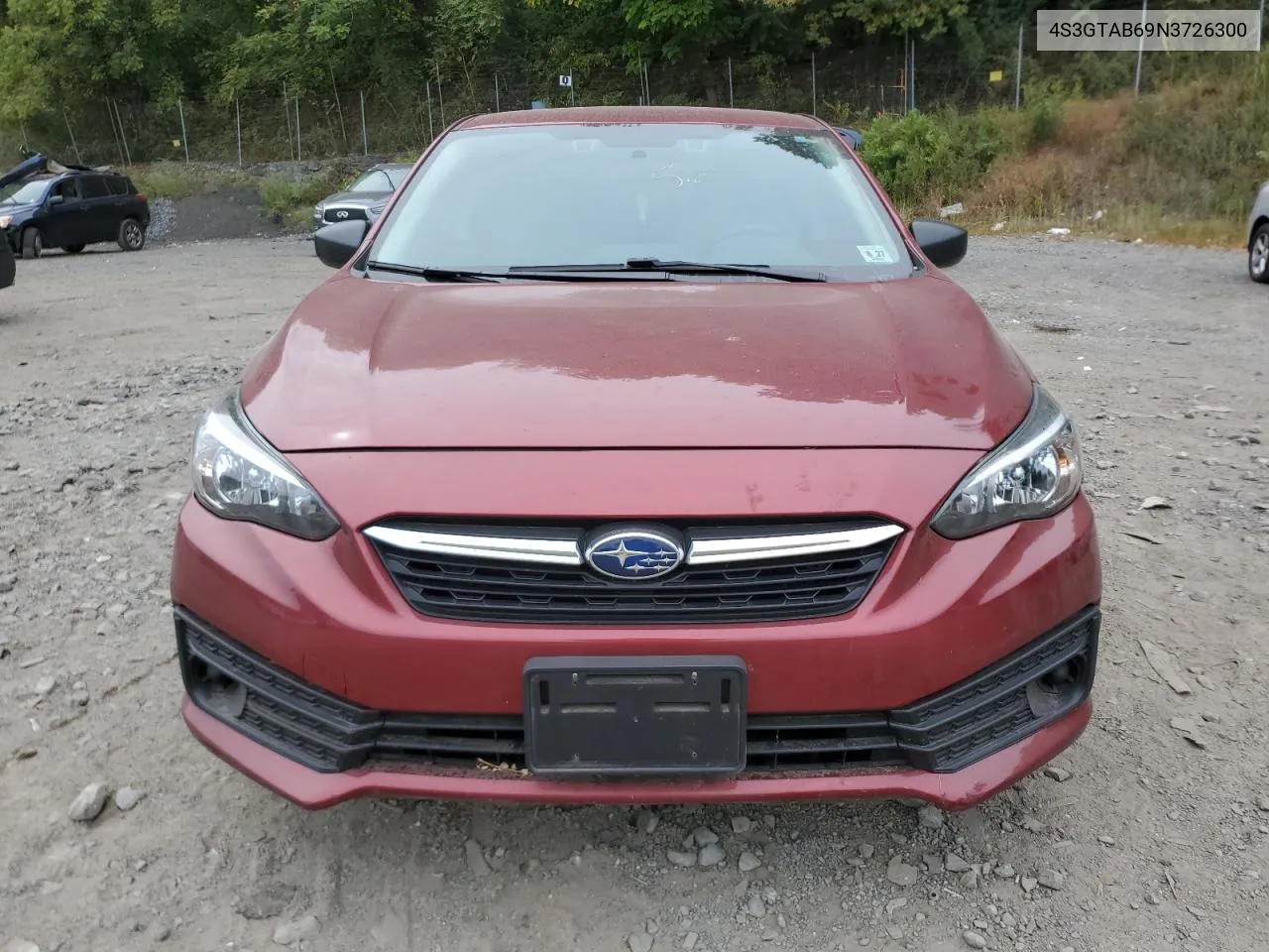 2022 Subaru Impreza VIN: 4S3GTAB69N3726300 Lot: 70413654