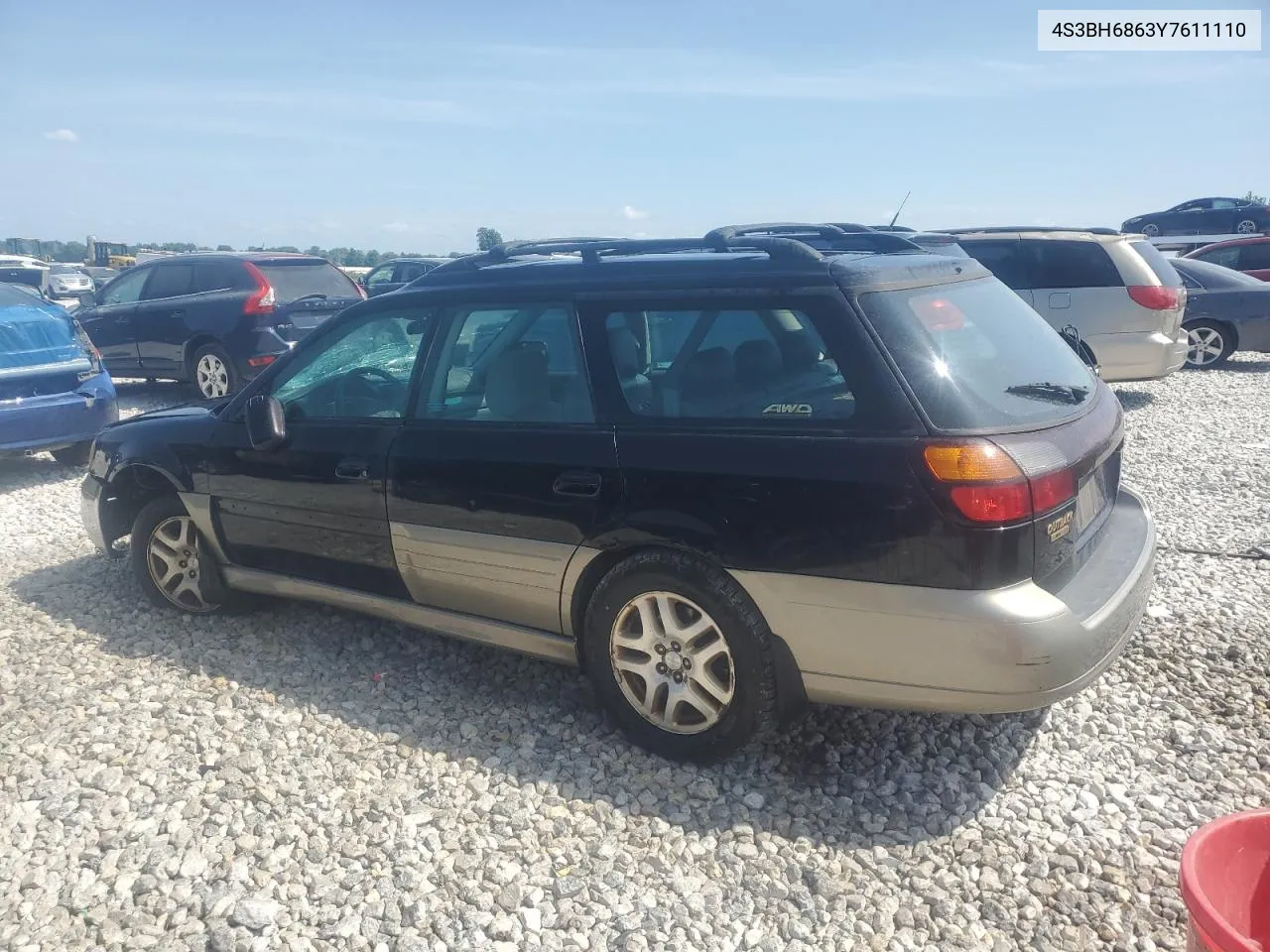 4S3BH6863Y7611110 2000 Subaru Legacy Outback Limited