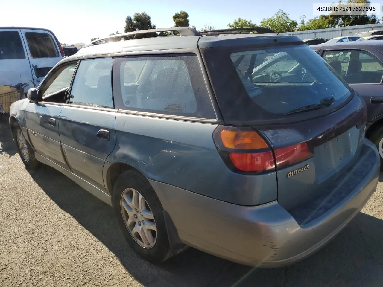 2001 Subaru Legacy Outback Awp VIN: 4S3BH675917627696 Lot: 67923544