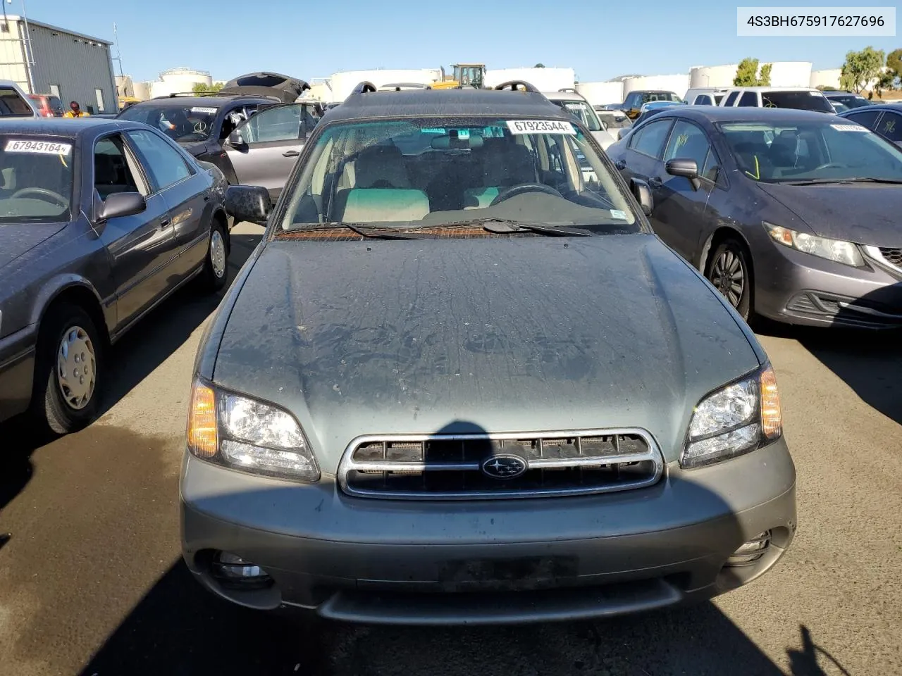 2001 Subaru Legacy Outback Awp VIN: 4S3BH675917627696 Lot: 67923544