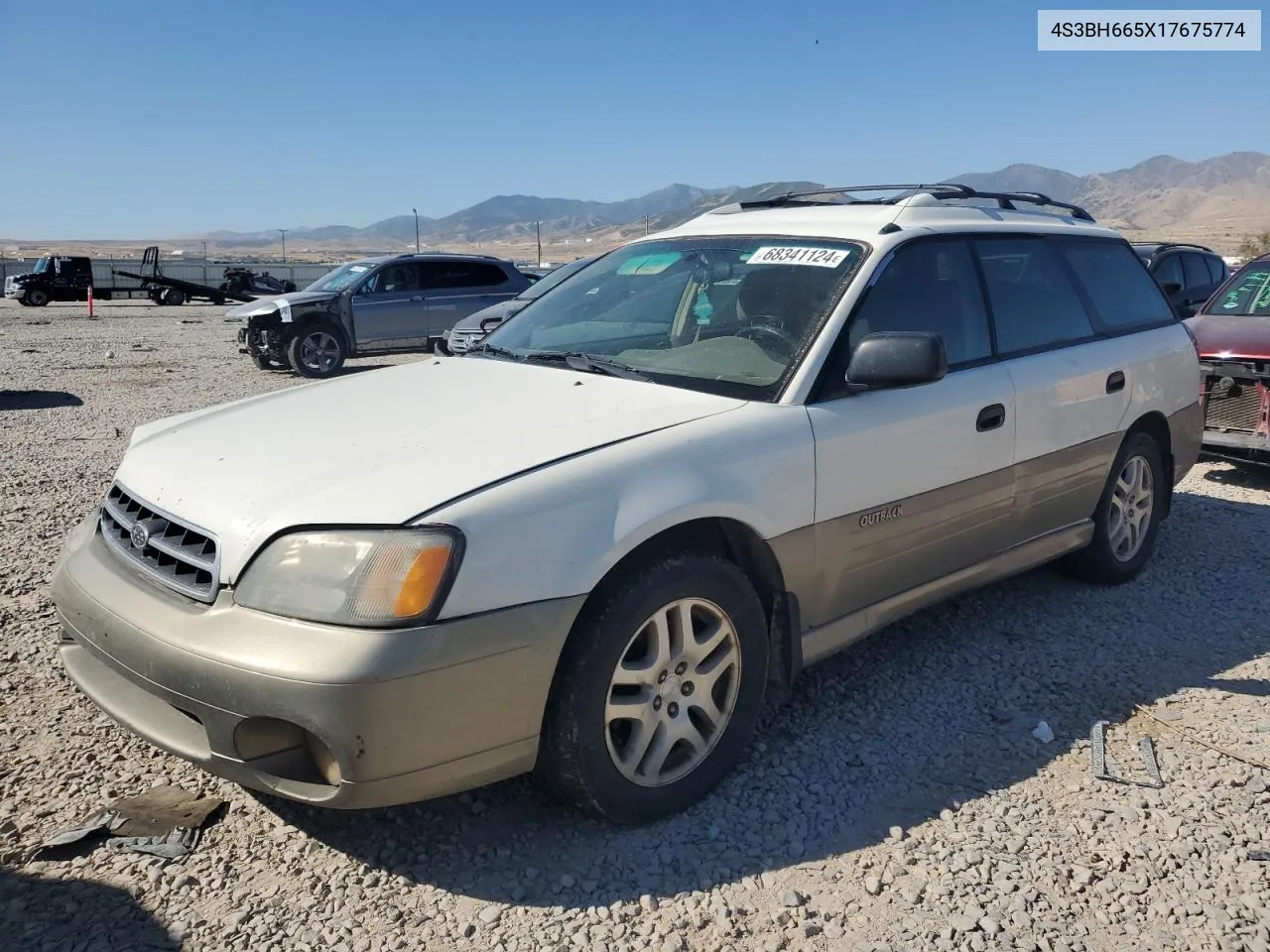 2001 Subaru Legacy Outback VIN: 4S3BH665X17675774 Lot: 68341124