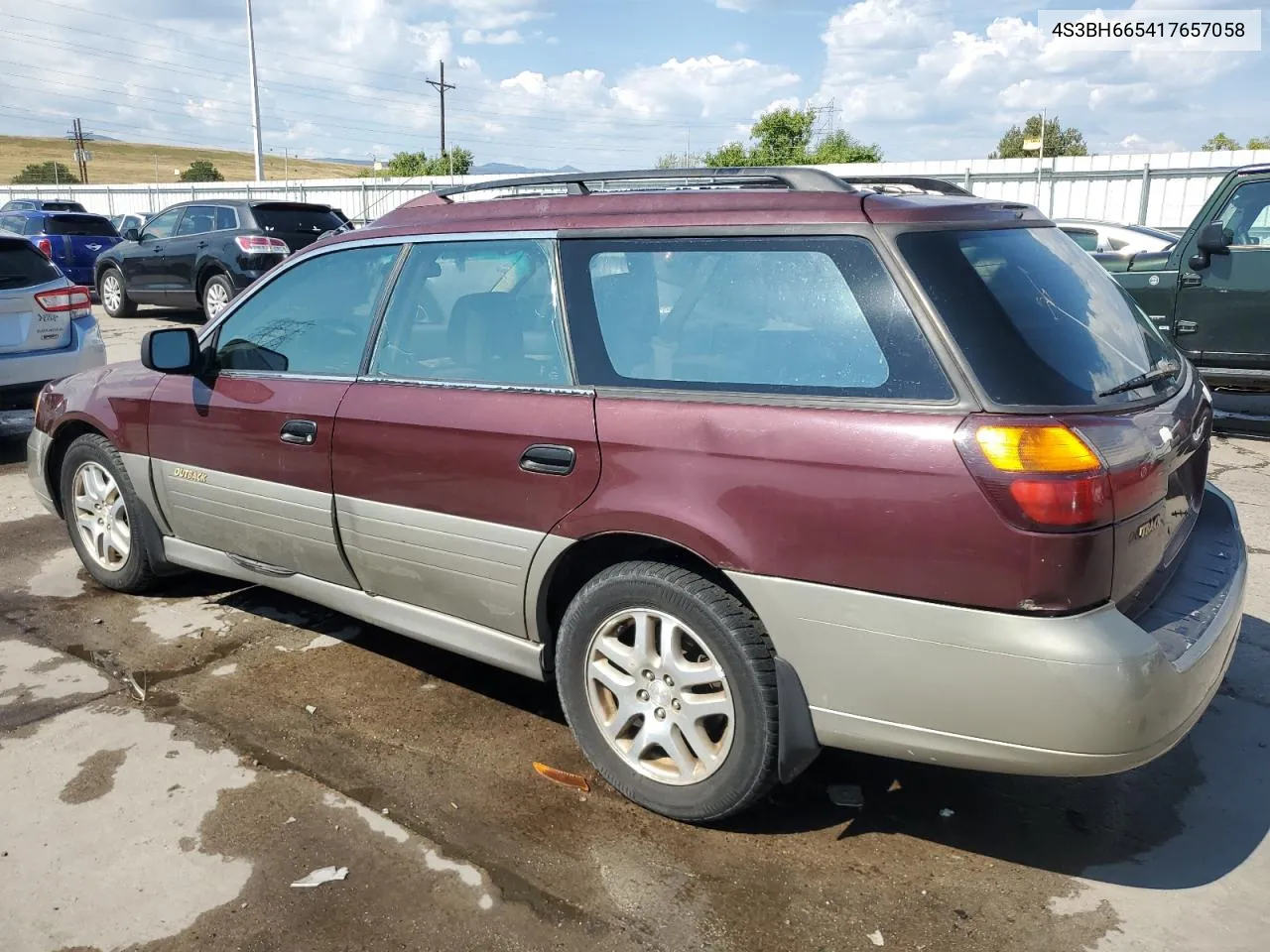 2001 Subaru Legacy Outback VIN: 4S3BH665417657058 Lot: 70499434