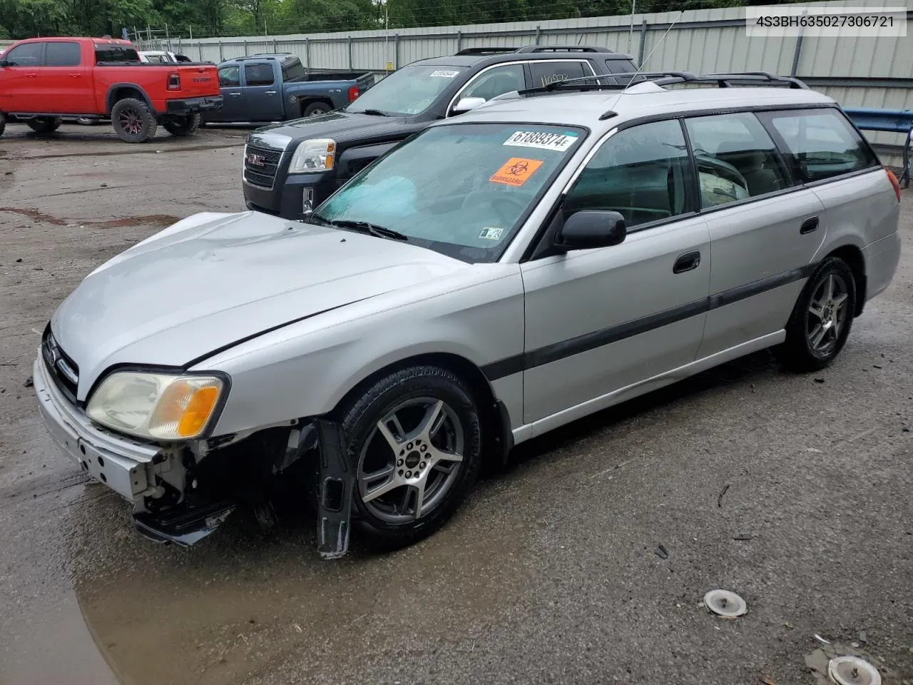 2002 Subaru Legacy L VIN: 4S3BH635027306721 Lot: 61889374