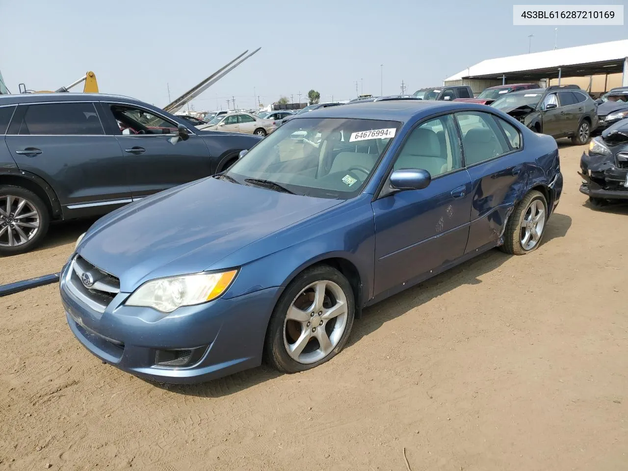 4S3BL616287210169 2008 Subaru Legacy 2.5I