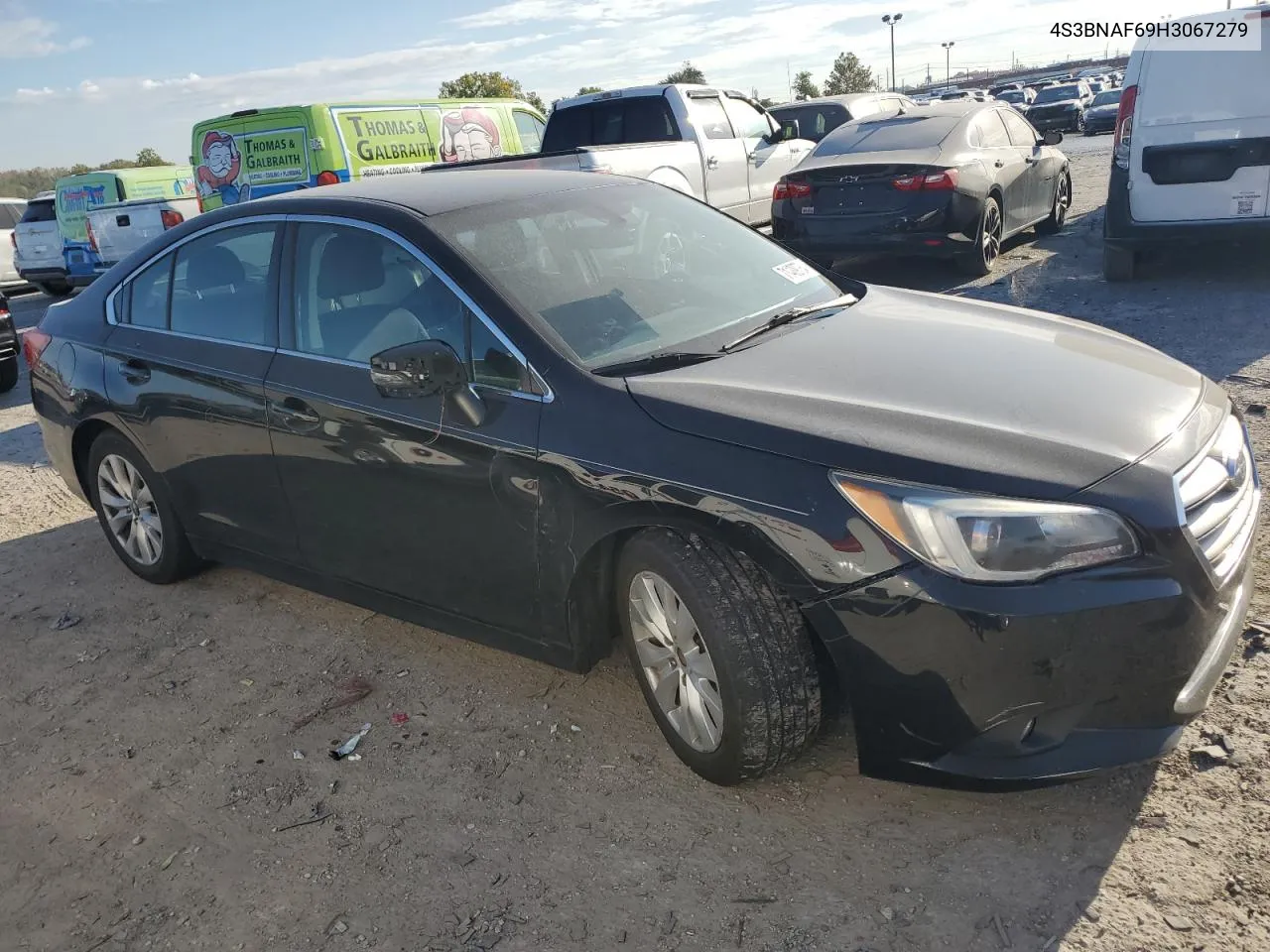 2017 Subaru Legacy 2.5I Premium VIN: 4S3BNAF69H3067279 Lot: 71409784