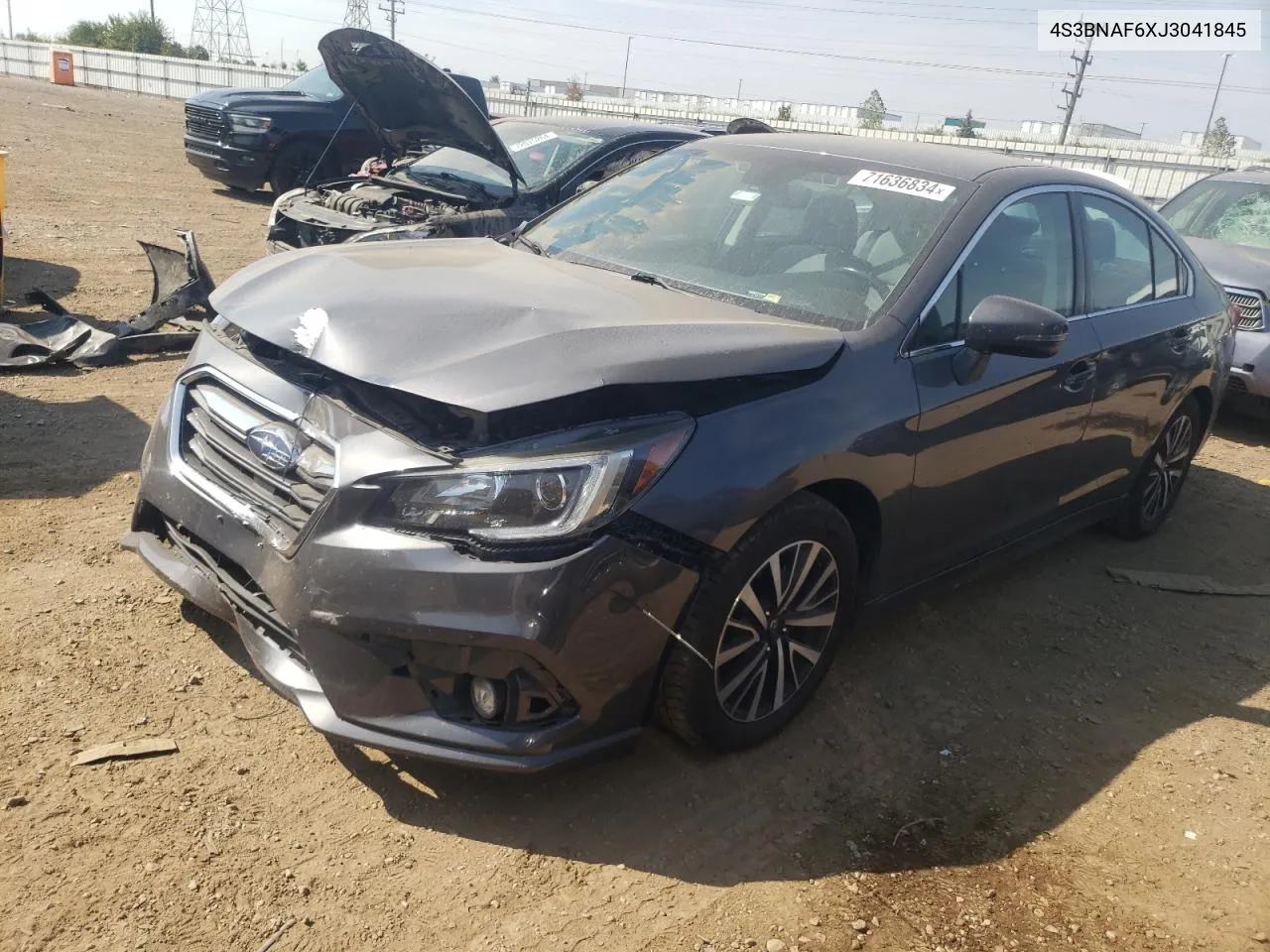 2018 Subaru Legacy 2.5I Premium VIN: 4S3BNAF6XJ3041845 Lot: 71636834