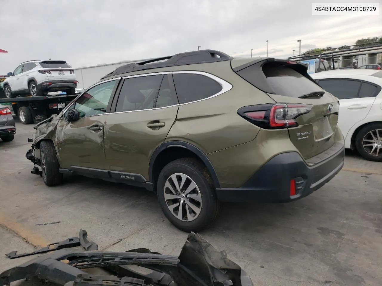 2021 Subaru Outback Premium VIN: 4S4BTACC4M3108729 Lot: 68677434