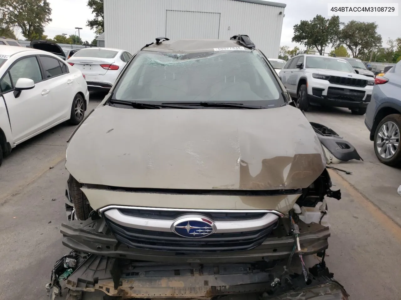 4S4BTACC4M3108729 2021 Subaru Outback Premium