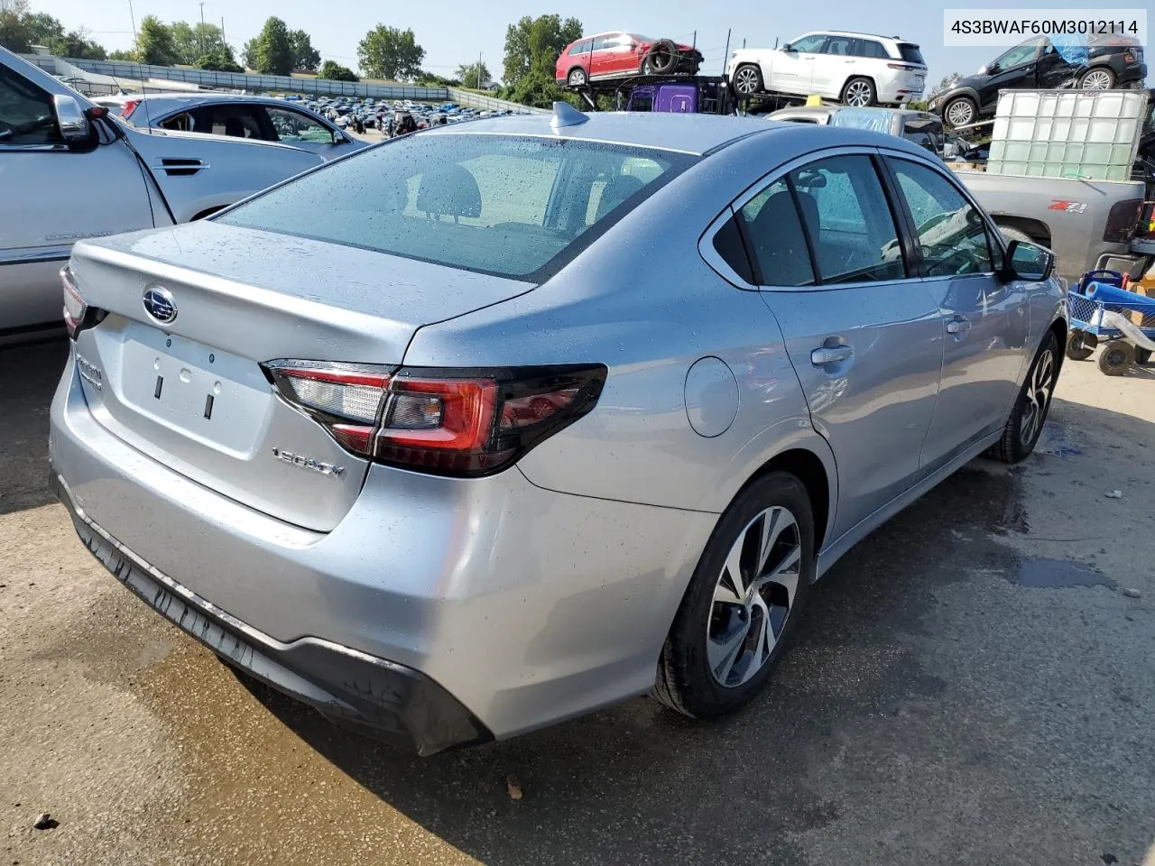 2021 Subaru Legacy Premium VIN: 4S3BWAF60M3012114 Lot: 69512324