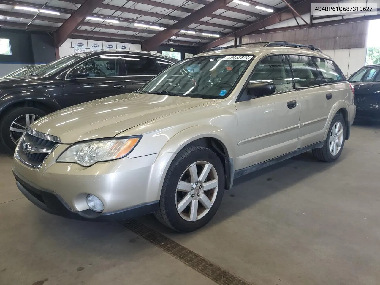 2008 Subaru Outback 2.5I VIN: 4S4BP61C687319627 Lot: 69453374