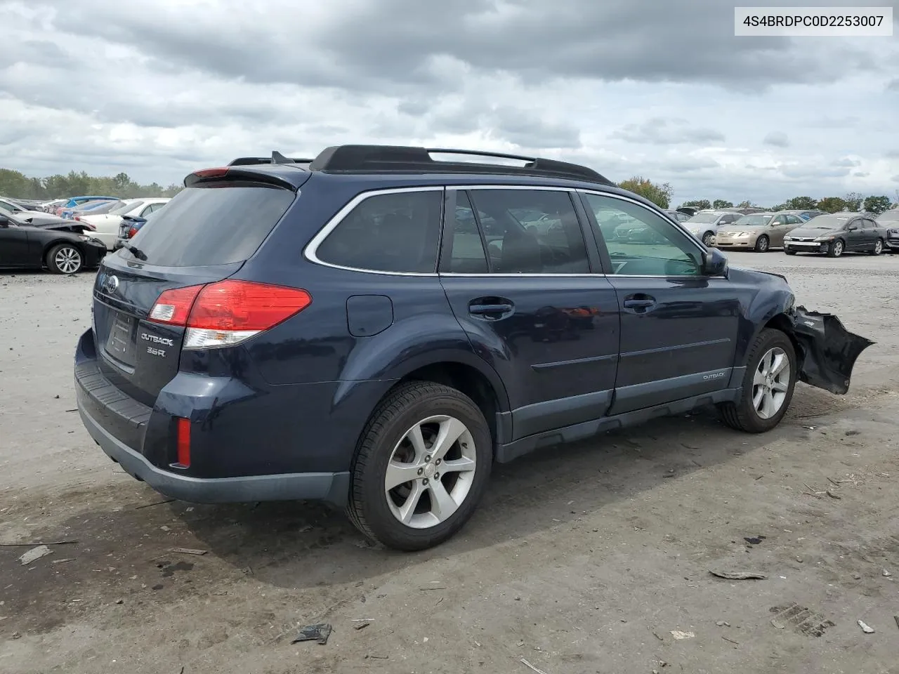 4S4BRDPC0D2253007 2013 Subaru Outback 3.6R Limited