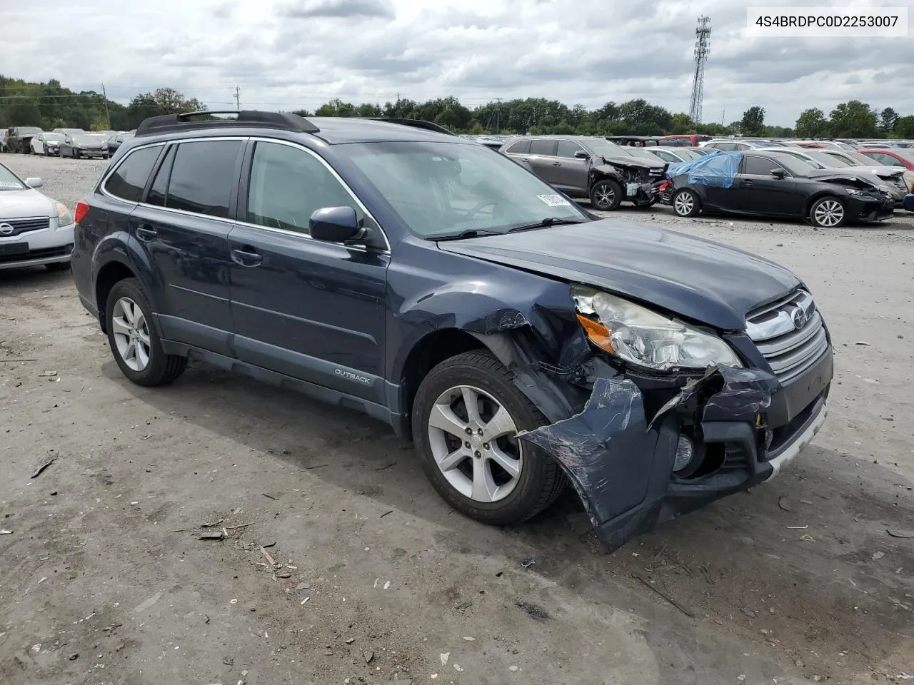 4S4BRDPC0D2253007 2013 Subaru Outback 3.6R Limited