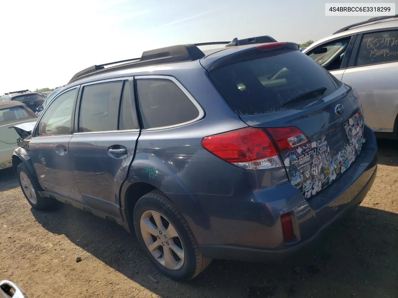 2014 Subaru Outback 2.5I Premium VIN: 4S4BRBCC6E3318299 Lot: 67937574