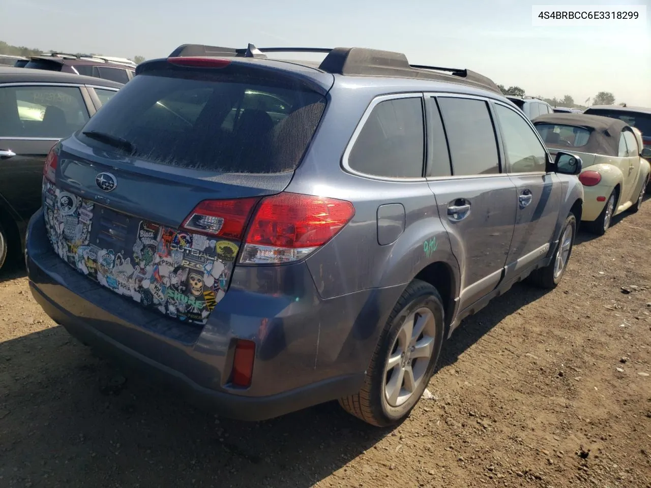 2014 Subaru Outback 2.5I Premium VIN: 4S4BRBCC6E3318299 Lot: 67937574