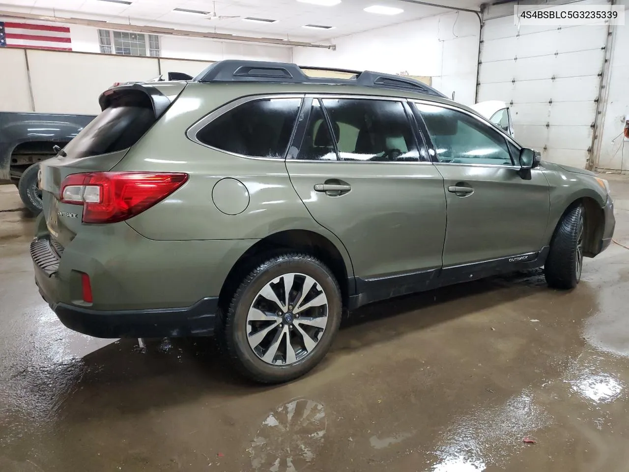 2016 Subaru Outback 2.5I Limited VIN: 4S4BSBLC5G3235339 Lot: 70786564