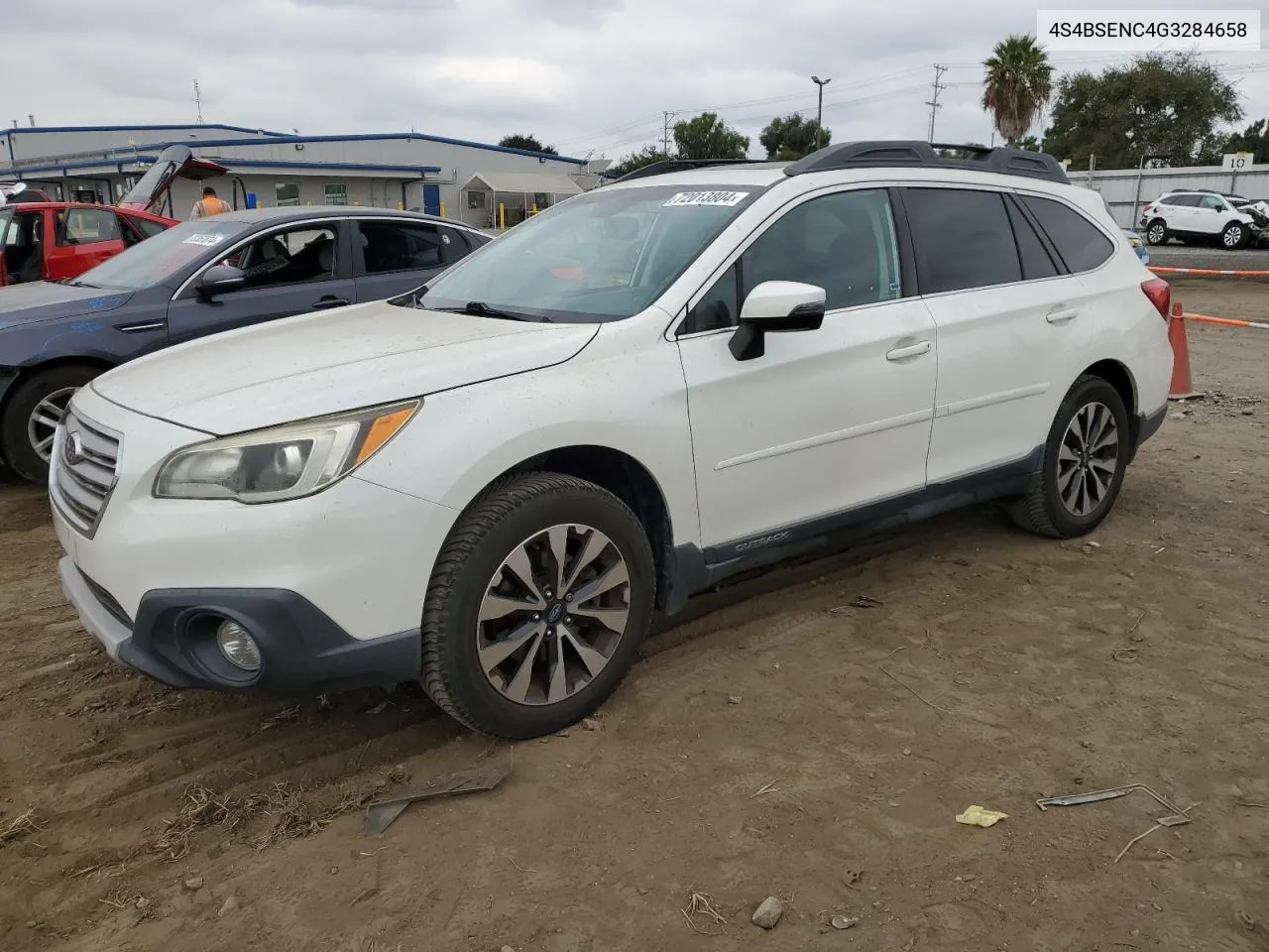 2016 Subaru Outback 3.6R Limited VIN: 4S4BSENC4G3284658 Lot: 72013804