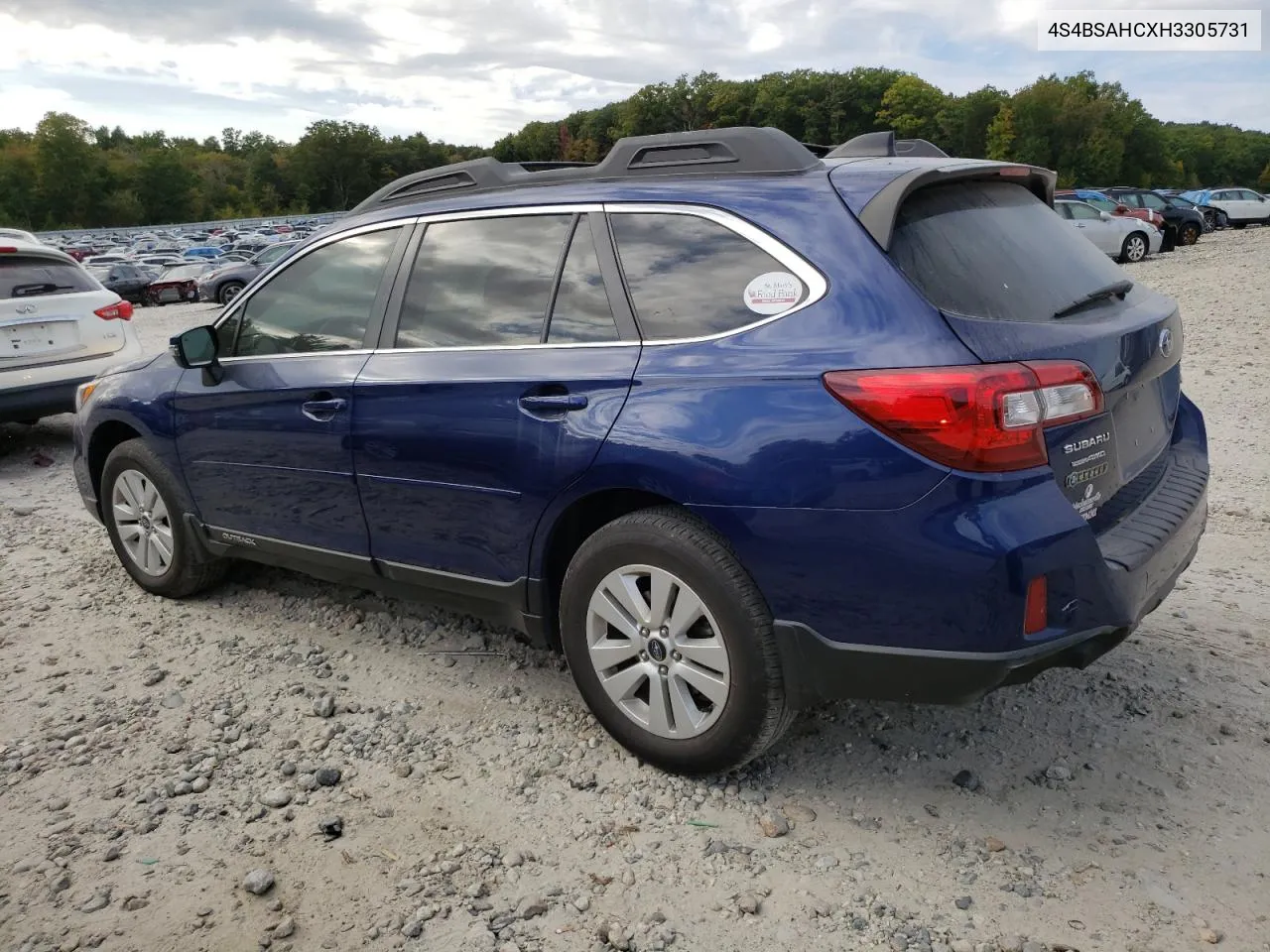 2017 Subaru Outback 2.5I Premium VIN: 4S4BSAHCXH3305731 Lot: 70771404