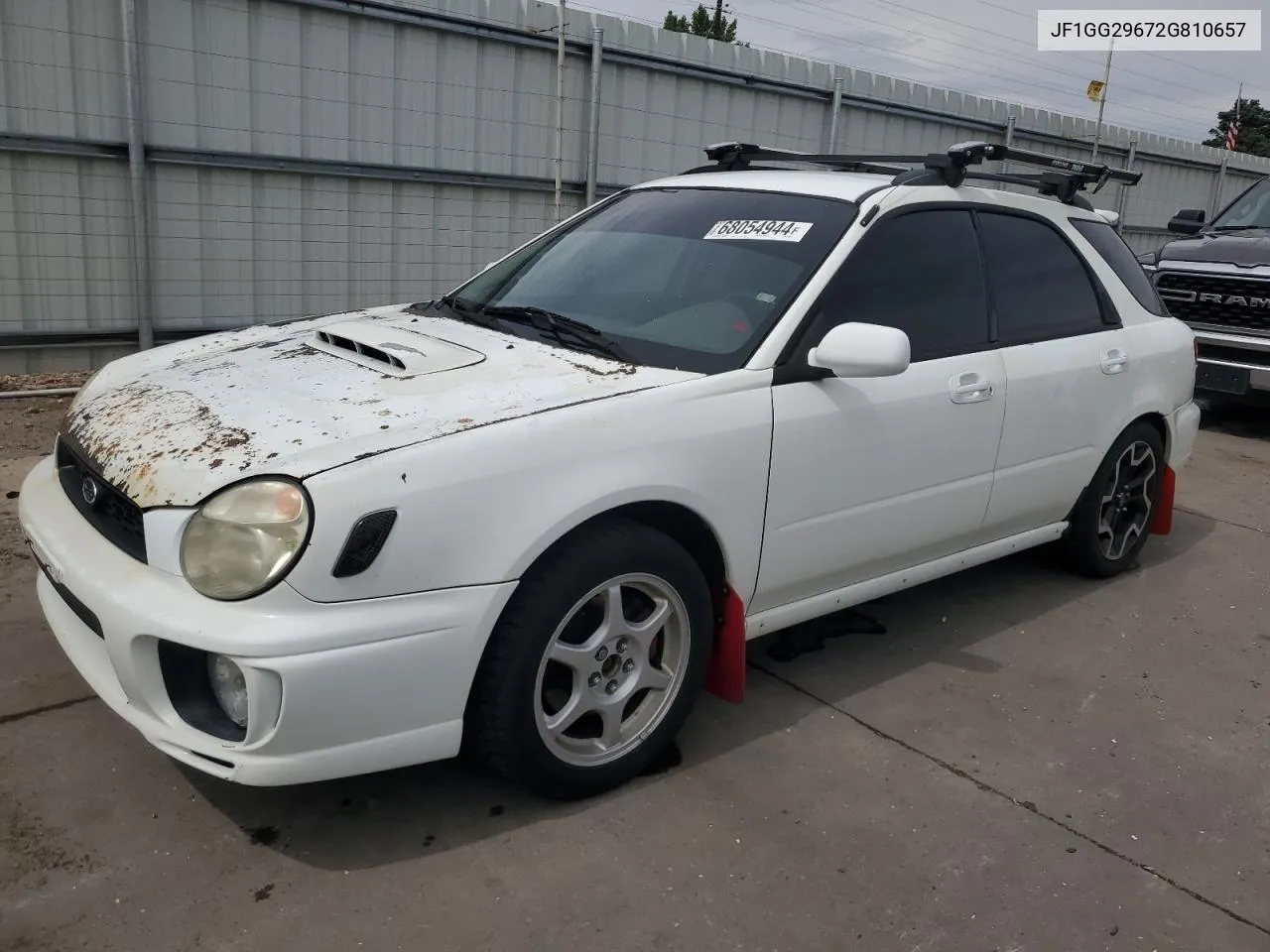 2002 Subaru Impreza Wrx VIN: JF1GG29672G810657 Lot: 68054944